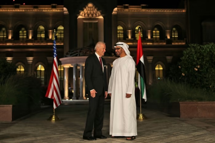 دیدار سران امارات و آمریکا